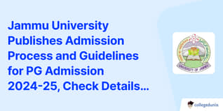 Jammu University Publishes Admission Process and Guidelines for PG Admission 2024-25, Check Details Here